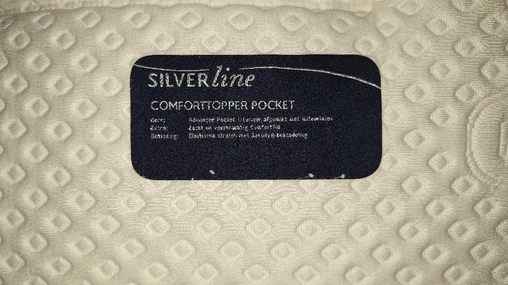 silverline comfort topper 90x200 cm., Ophalen, 90 cm, Eenpersoons, Zo goed als nieuw