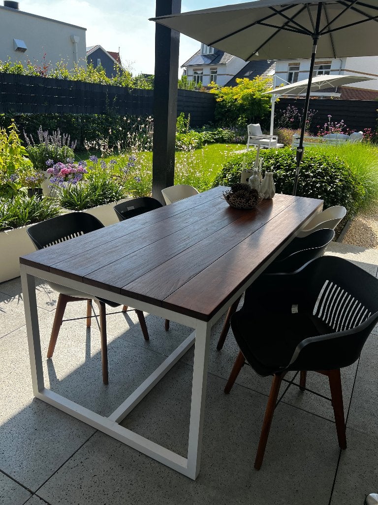 Hartman  6x diningtuinstoel, Ophalen, Gebruikt, Kunststof