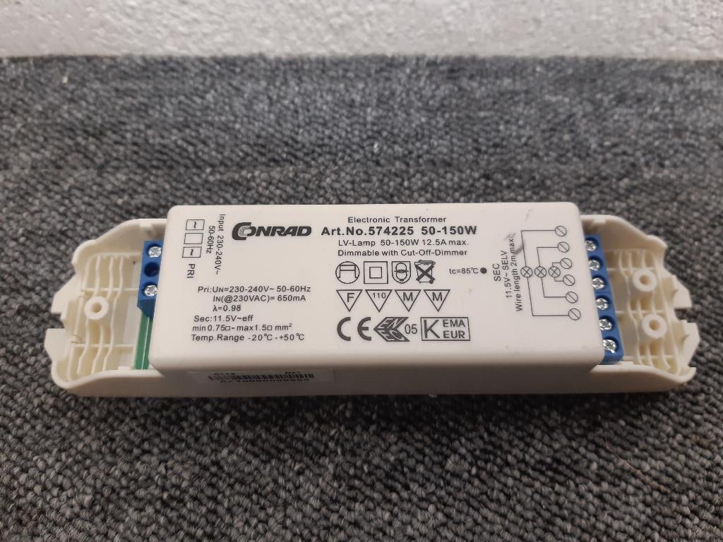 Elektronische dimbare transformator, Doe-het-zelf en Verbouw, Ophalen of Verzenden, Nieuw, Overige typen