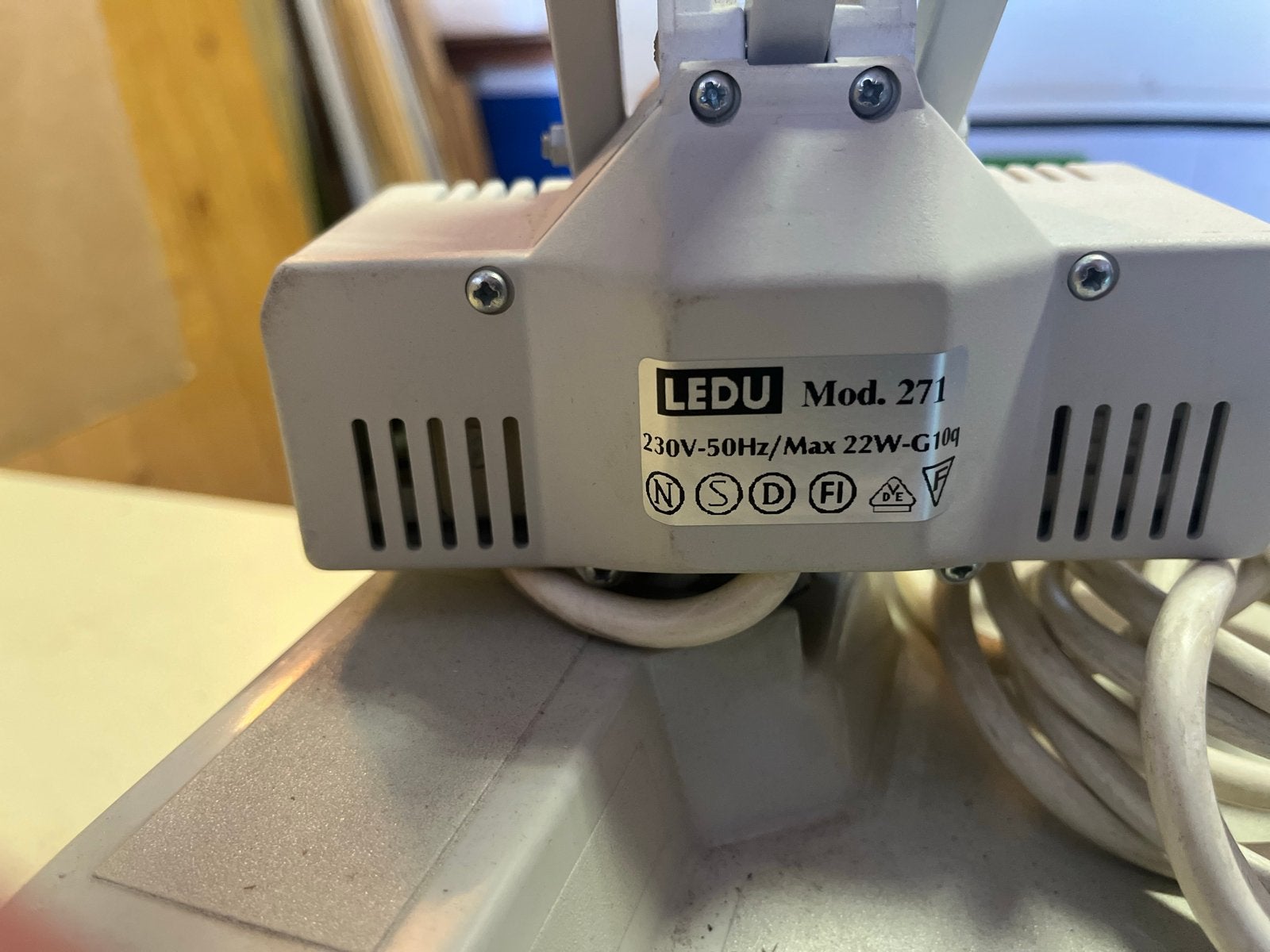 Ledu Mod. 271 Loep Lamp - Werkplaats/Hobby Lamp, Ophalen, Gebruikt