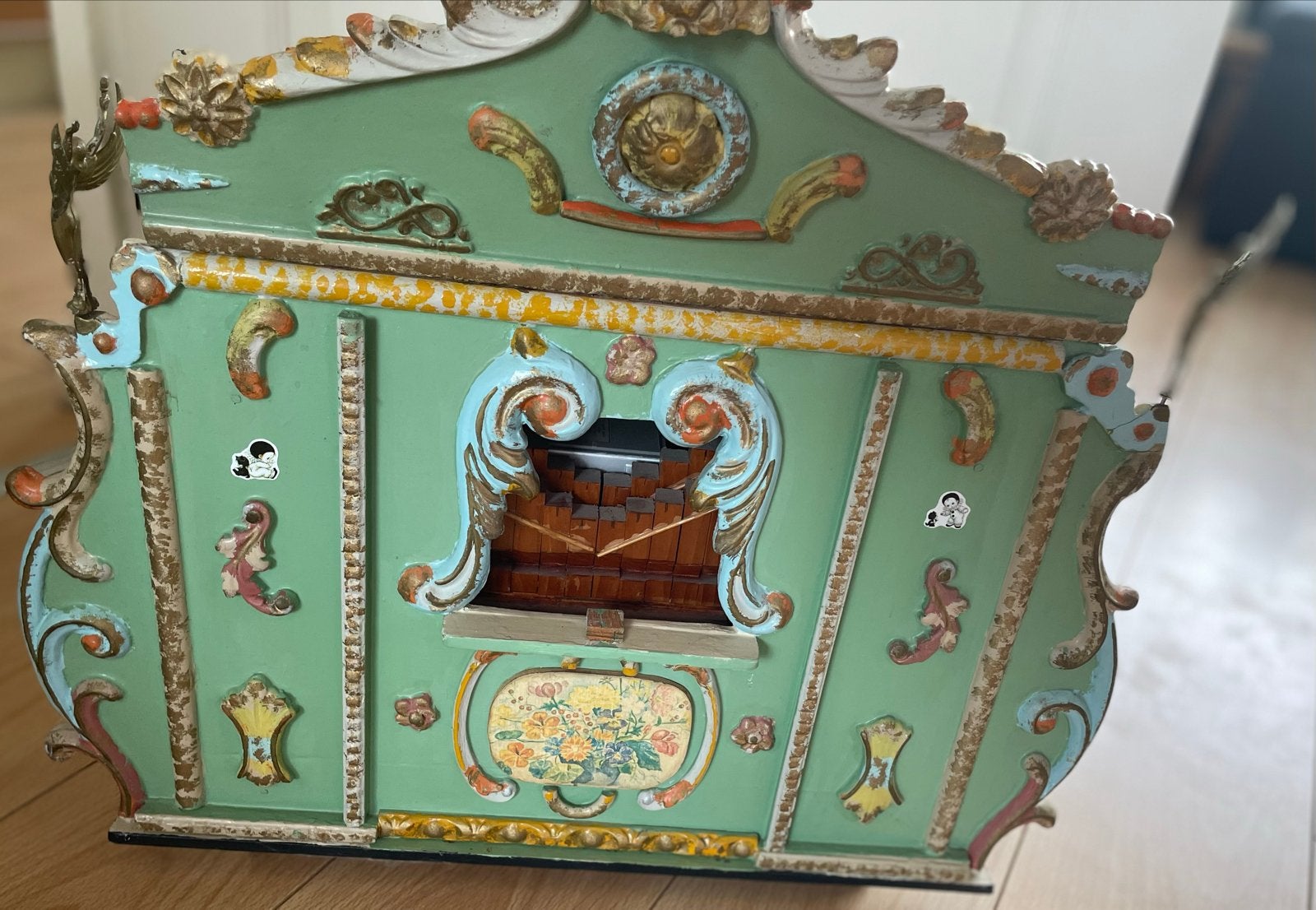 Antieke draaiorgel met onderhoudsbehoefte, Muziek en Instrumenten, Verzenden, Gebruikt