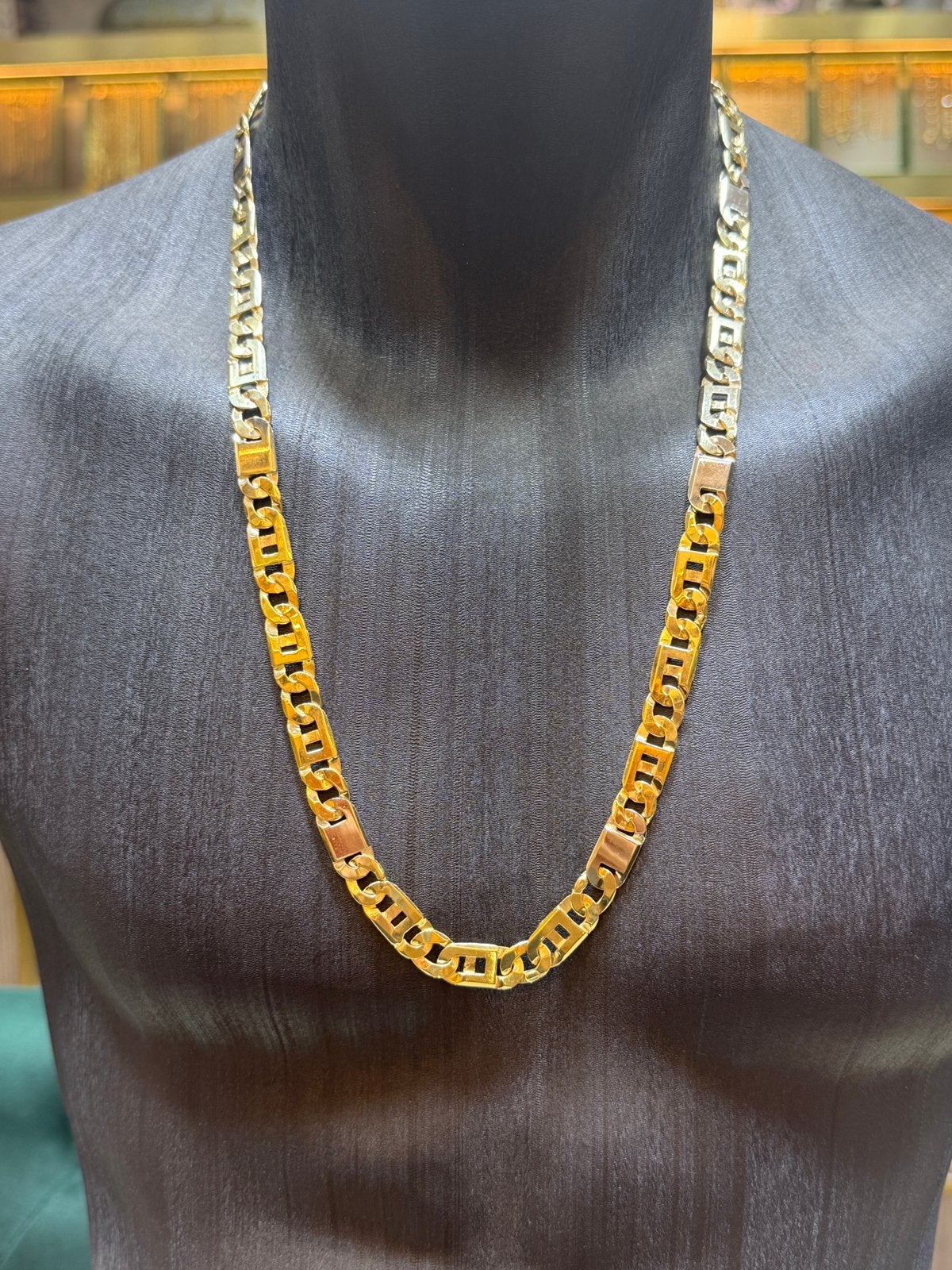 14KT Goud - 92 Gram - Ketting - ROLLIE - Herenketting, Ophalen, Nieuw, Goud
