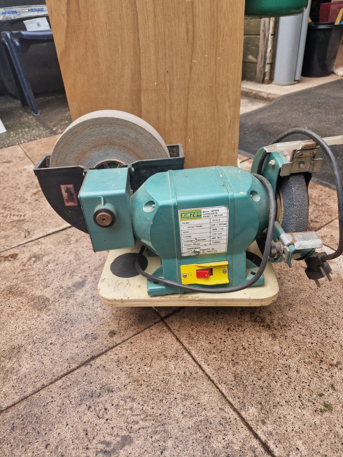Kinzo Bankslijpmachine 400W - Model 8E415, Ophalen