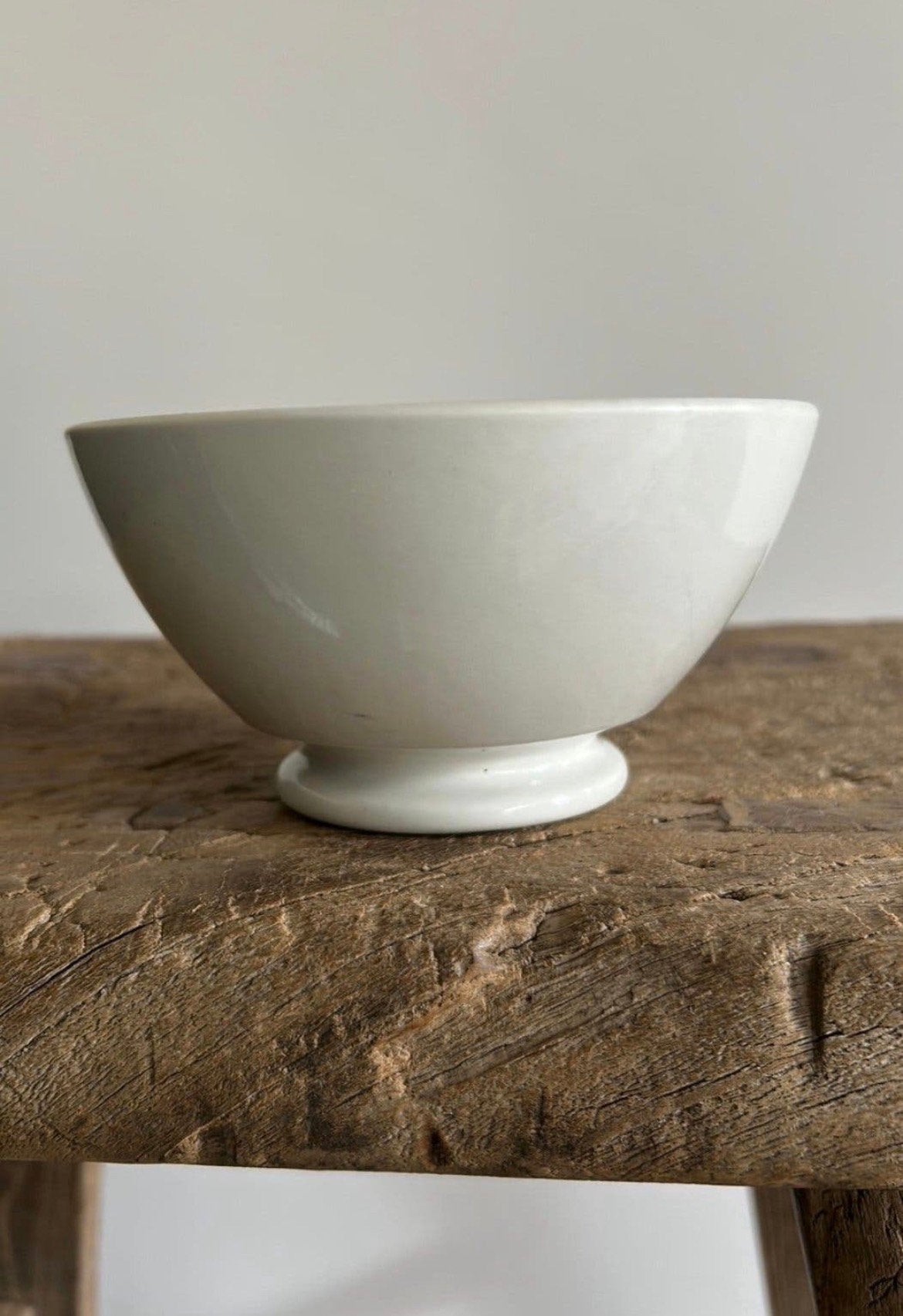 Franse spoelkom creme wit Digoin-Sarreguemines, Verzenden