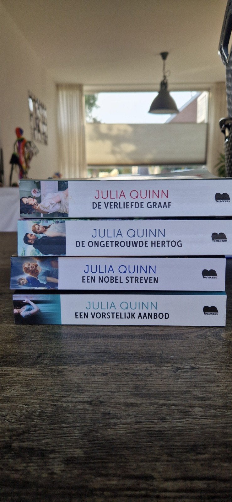 Julia Quinn boeken 4 stuks, Boeken, Ophalen of Verzenden, Gelezen, Julia Quinn