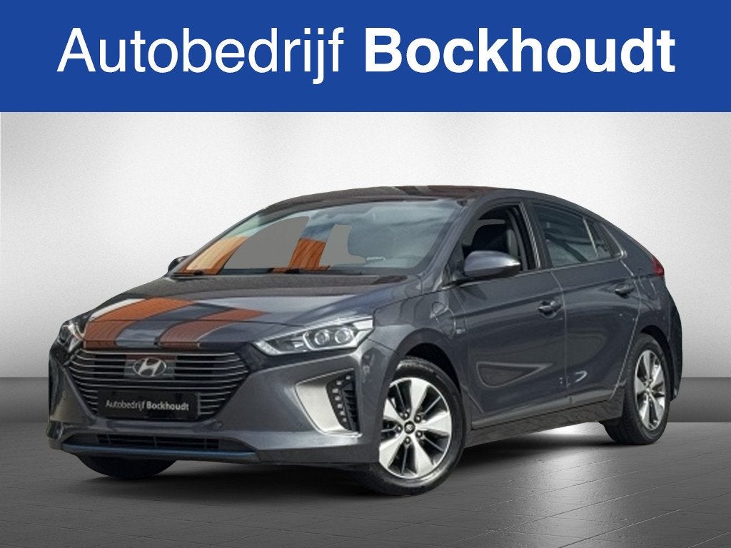 Hyundai IONIQ 1.6 GDi PHEV Premium | Navi | Camera | Leer, Auto's, Automaat, Gebruikt, Origineel Nederlands, Bedrijf