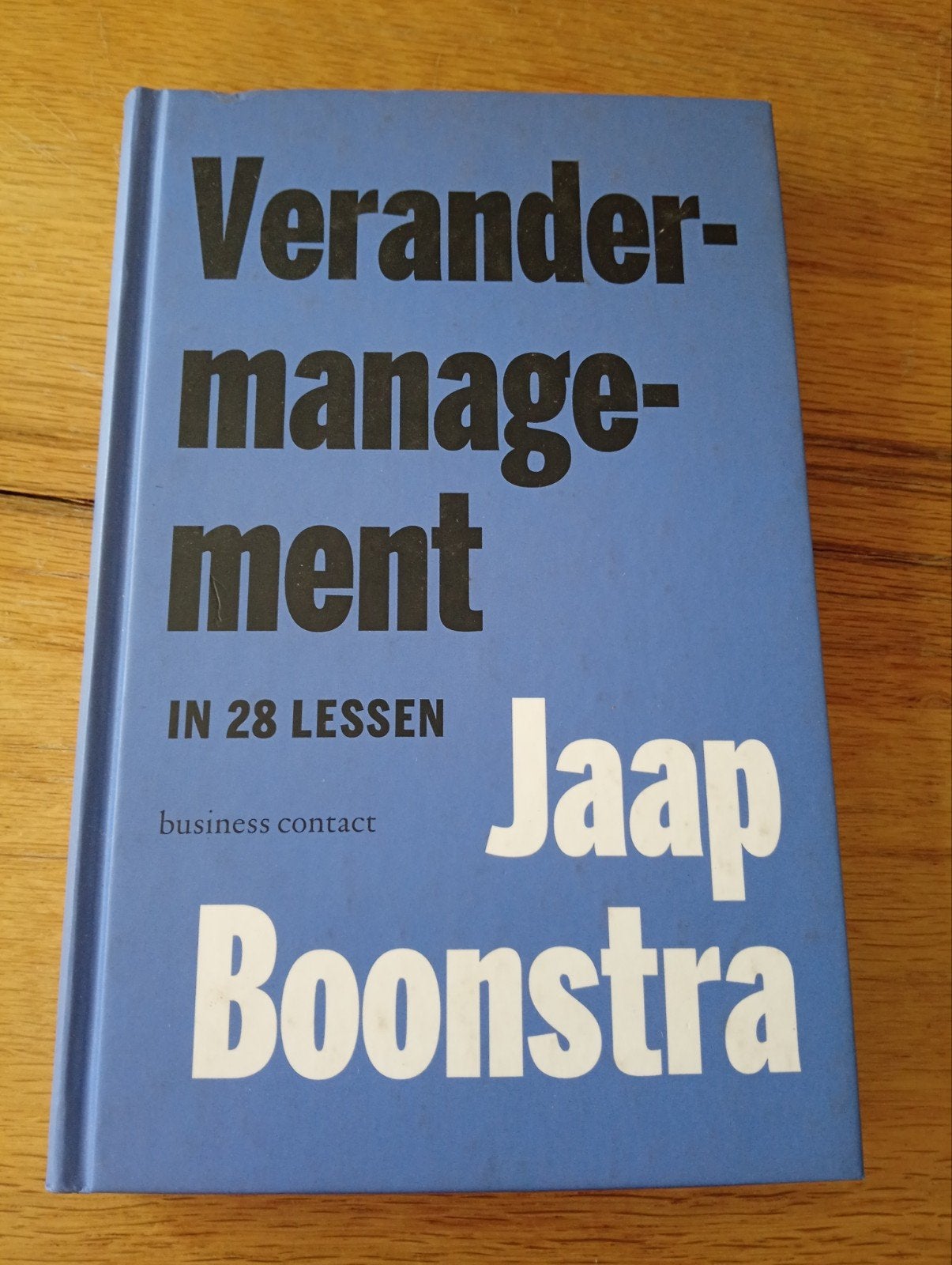 Verandermanagement in 28 lessen - Jaap Boonstra, Ophalen of Verzenden, Jaap Boonstra, Management, Zo goed als nieuw