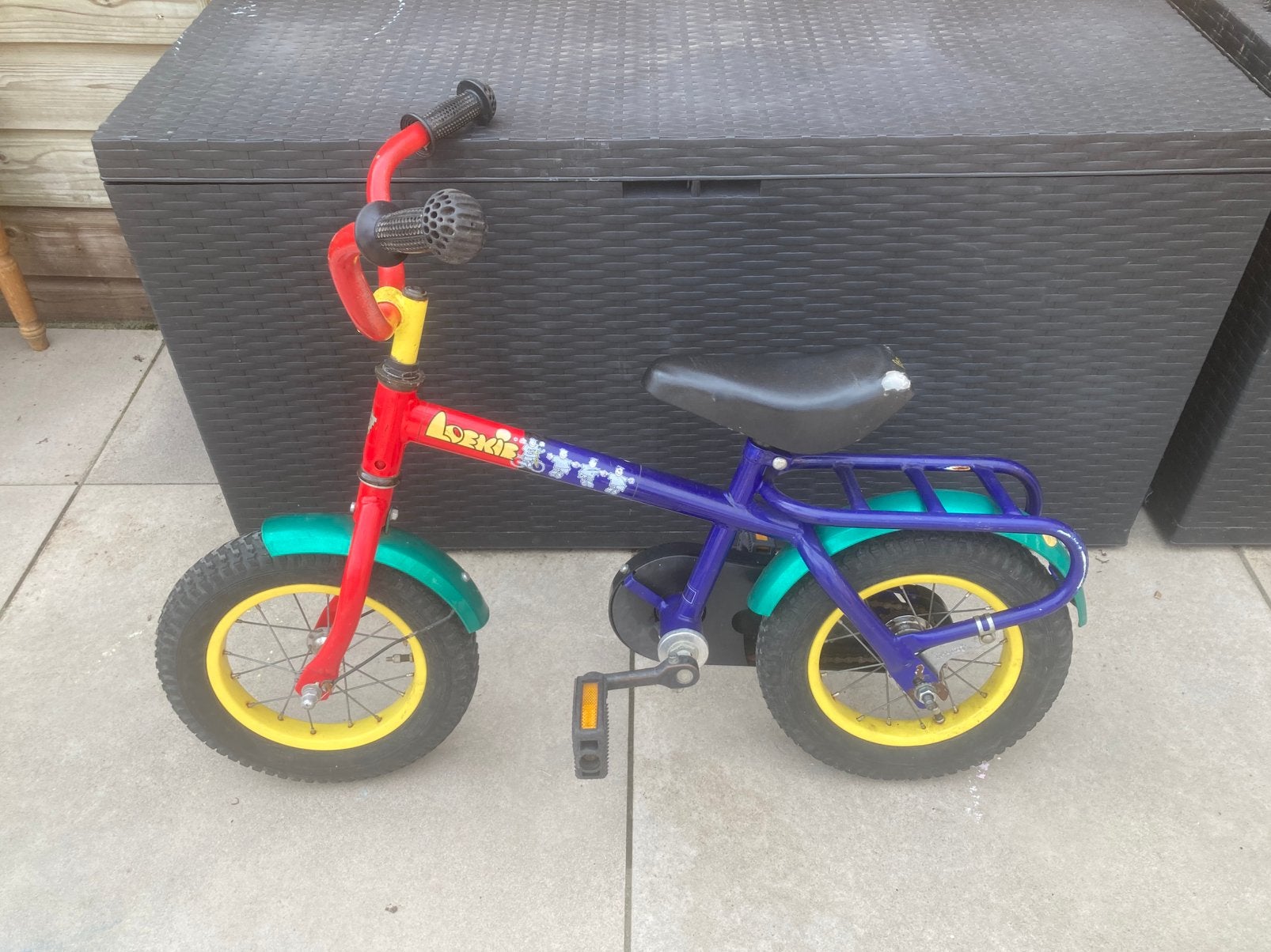 Loekie 12 inch kinderfiets, Ophalen, Gebruikt, Minder dan 16 inch