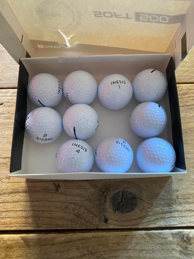 10 inesis soft 500 golfballen, Ophalen of Verzenden, Nieuw, Bal(len)