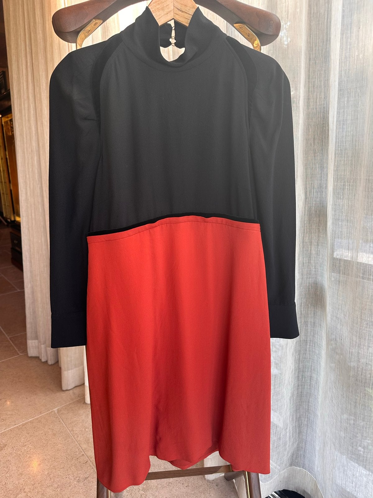 Vintage Gucci 2007 Tweekleurige Jurk - Italiaanse Maat 44, Kleding | Dames, Maat 38/40 (M), Zo goed als nieuw, Boven de knie, Meerkleurig