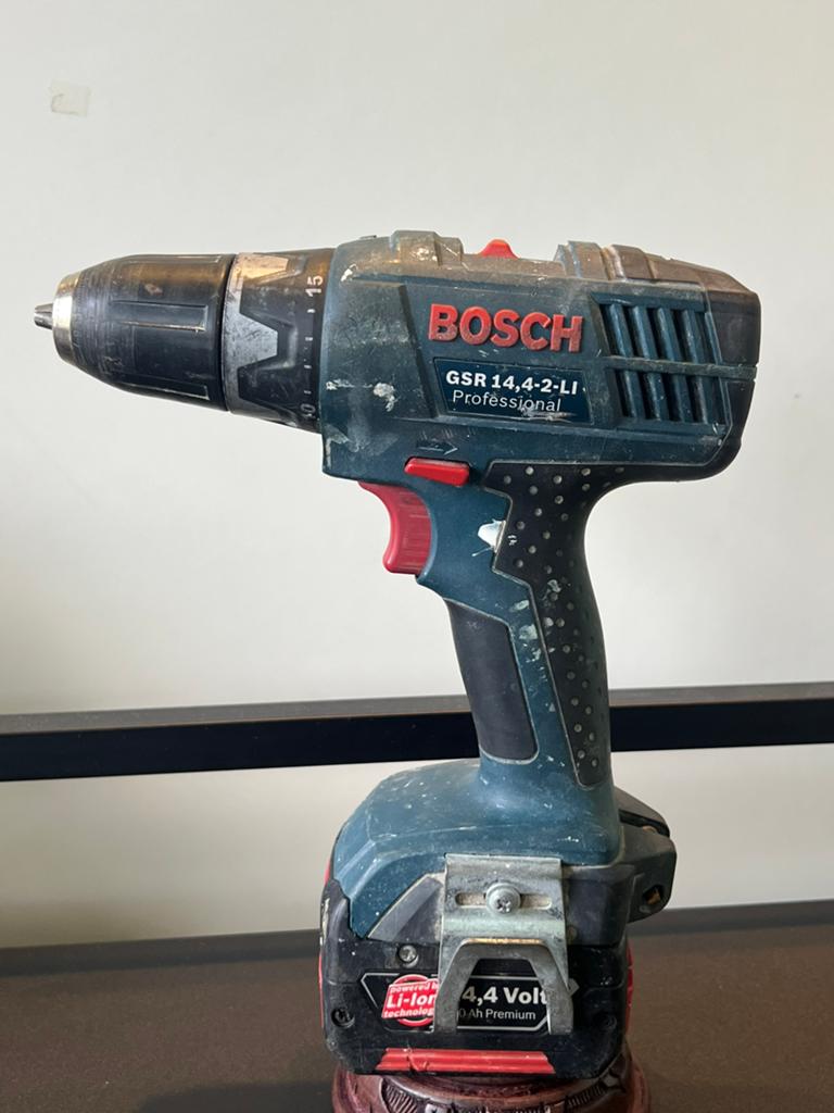 Bosch GSR 14.4‑2‑LI Professional, Ophalen of Verzenden, Zo goed als nieuw