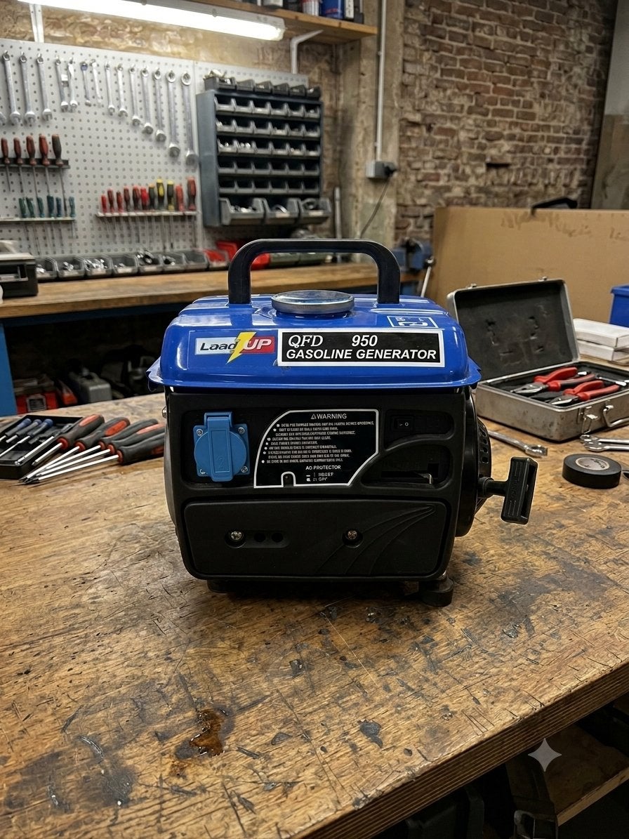 Load UP QFD 950 Benzine Generator - 650W, Ophalen, Gebruikt