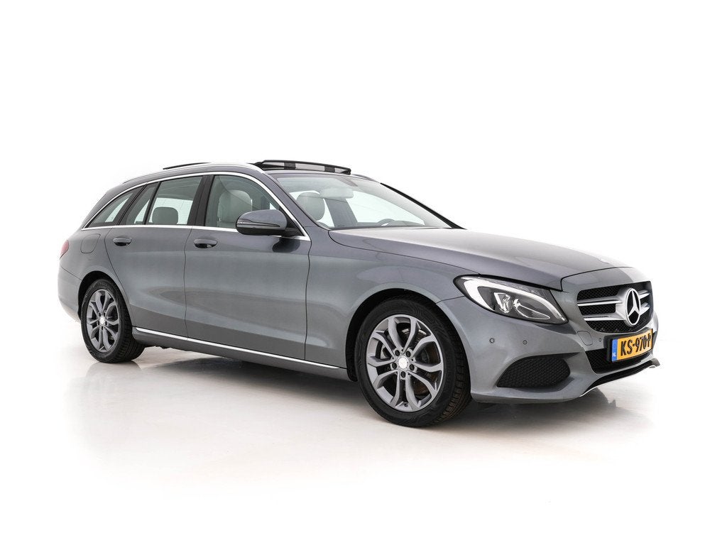 Mercedes-Benz C-Klasse Estate 300 CDI HYBRID Avantgarde Leas, Auto's, Mercedes-Benz, Automaat, Achterwielaandrijving, Gebruikt