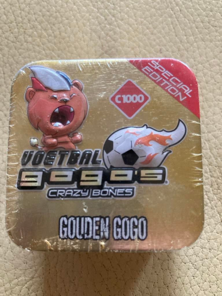 Gogo's Crazy Bones Voetbal Gouden Gogo Special Edition C1000, Verzamelen, Ophalen of Verzenden, Nieuw