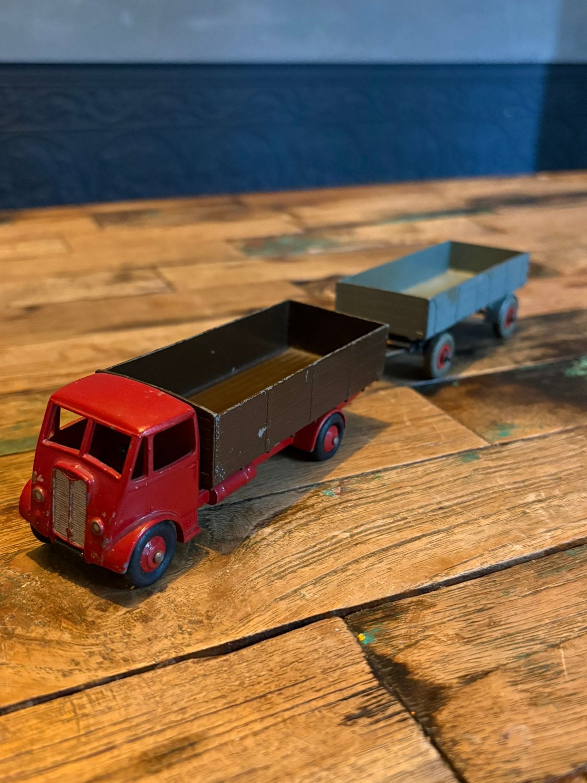 Dinky Supertoys 511-G Guy Otter Truck + 428 Trailer, Ophalen of Verzenden, Gebruikt, Bus of Vrachtwagen, Dinky Toys