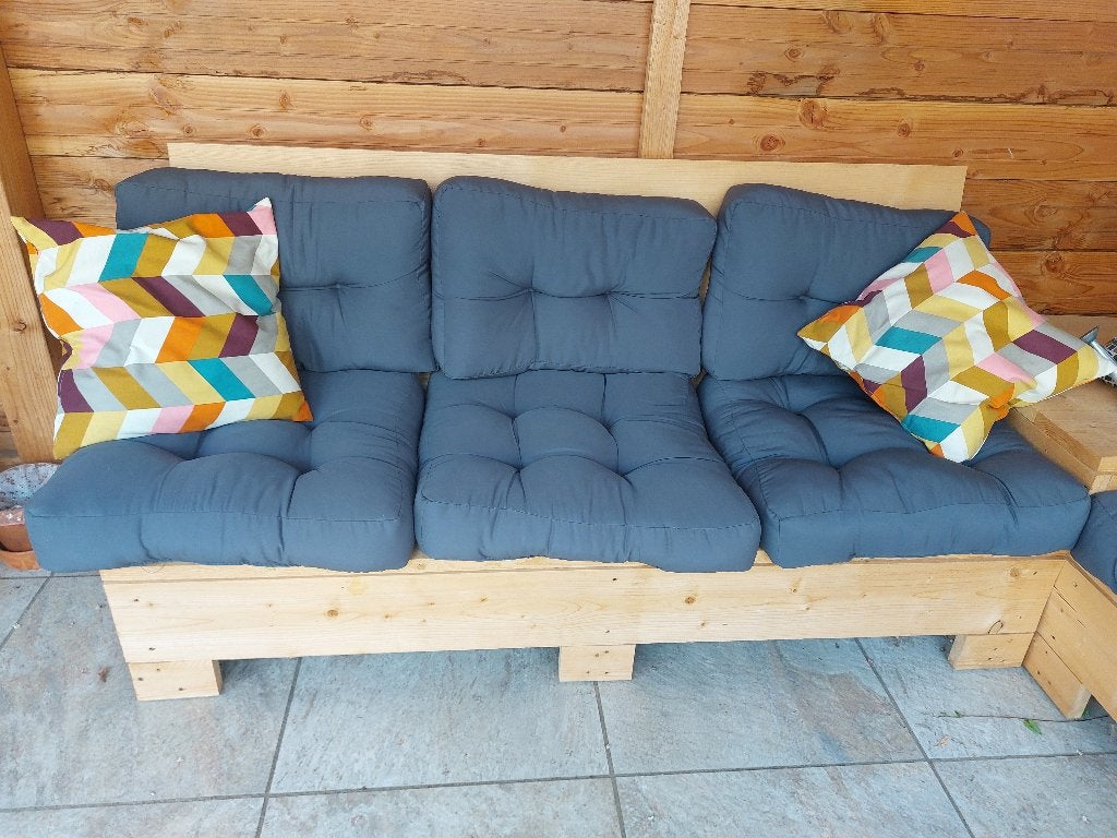 Tuinkussens voor palletbank, Tuin en Terras, Ophalen, Zo goed als nieuw