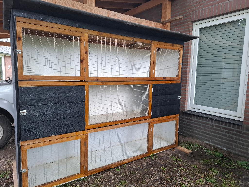 Groot en bijzonder mooi dierenhok van trespa (rot nooit), Ophalen, 110 cm of meer, Zo goed als nieuw, Hamster