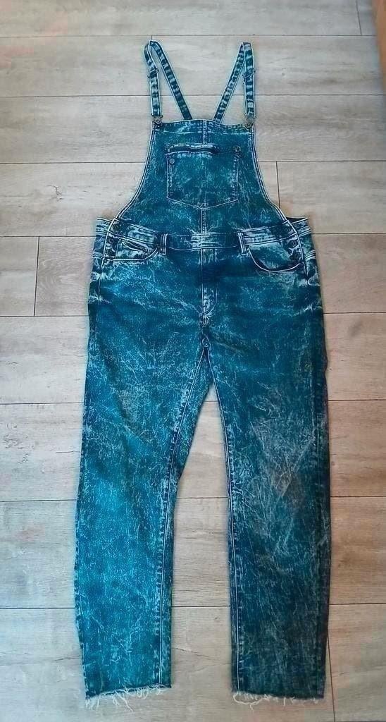 G-star tuinbroek L blauw spijkerstof - jeans overall wmn, Blauw, Ophalen of Verzenden, Zo goed als nieuw, W30 - W32 (confectie 38/40)