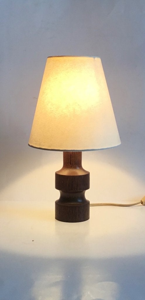 Deens design tafellamp, Ophalen of Verzenden, Hout, Design