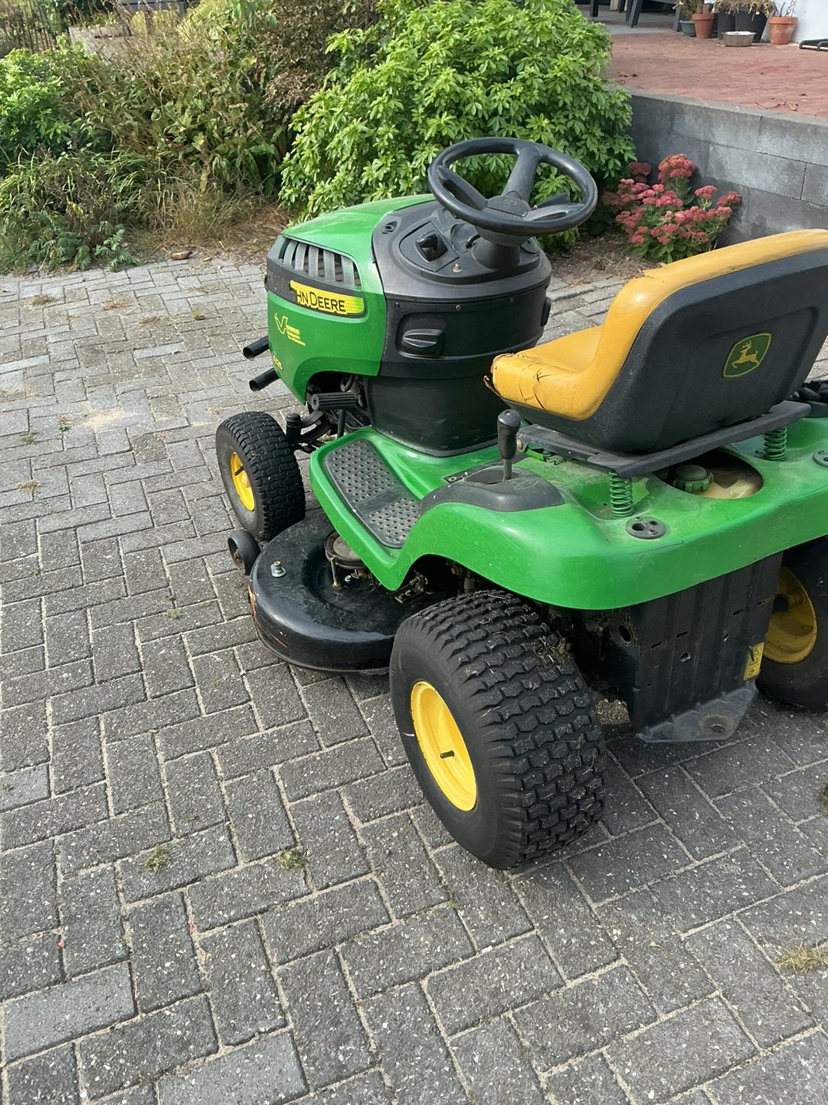 John deere zitmaaier X125, Ophalen, Gebruikt, Elektrische starter, 90 tot 120 cm
