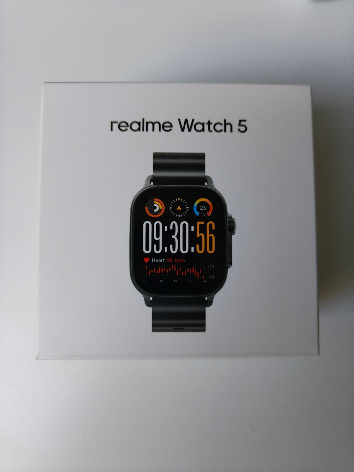 Realme Smartwatch - Zo goed als nieuw, GPS, Zwart, Realme, Ophalen of Verzenden