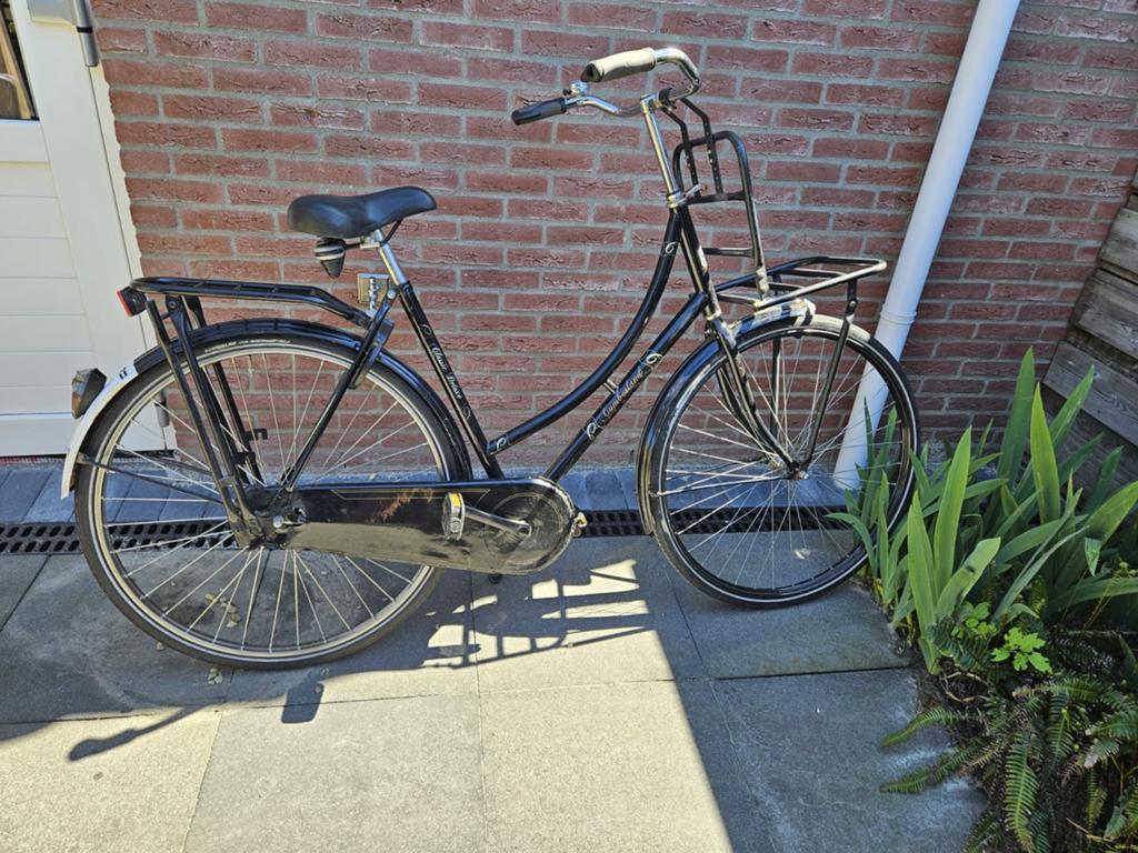 Omafiets  weduwe fiets cumberland classic deluxe, Fietsen en Brommers, Ophalen, Terugtraprem, Cumberland, 53 tot 56 cm