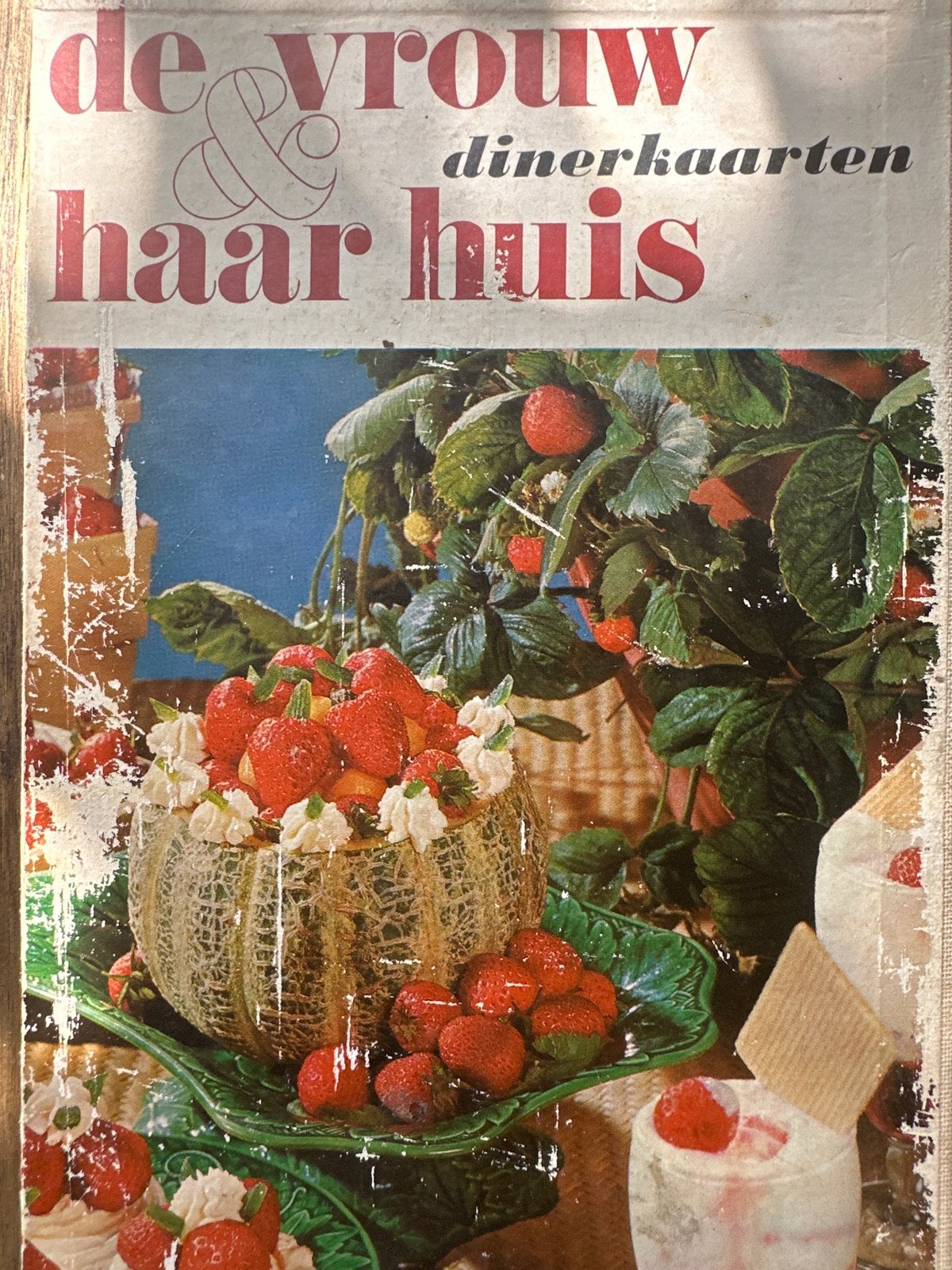 Verzamelaars item De Vrouw & Haar Huis - Vintage dinerkaart, Verzenden, Gelezen, Europa, Tapas, Hapjes en Dim Sum