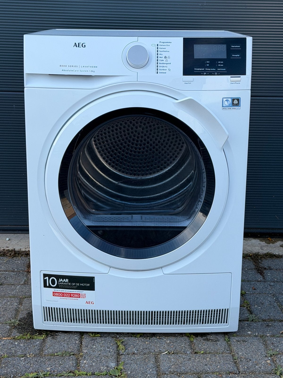 Nette AEG 8000 Series Lavatherm 8KG Warmtepompdroger, Witgoed en Apparatuur, 8 tot 10 kg, Ophalen of Verzenden, Zo goed als nieuw