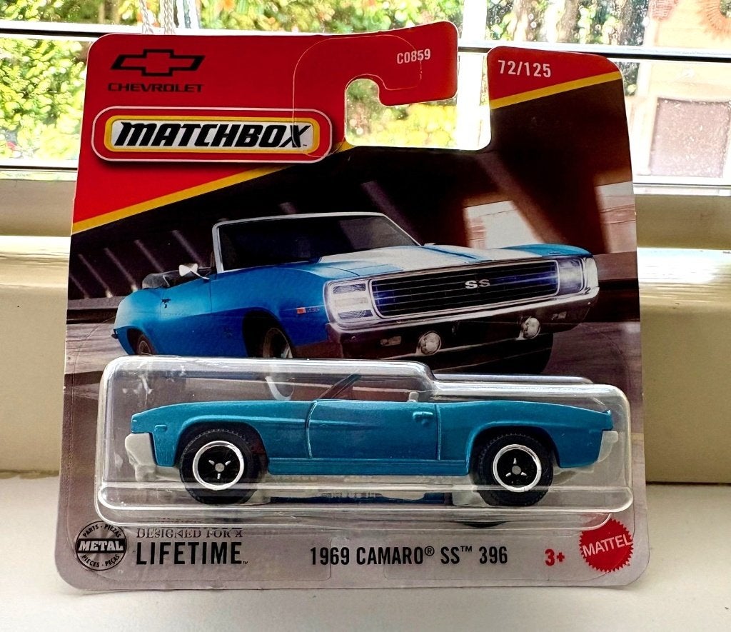 Matchbox 1969 Chevrolet Camaro SS 396, Ophalen of Verzenden, Nieuw, Auto