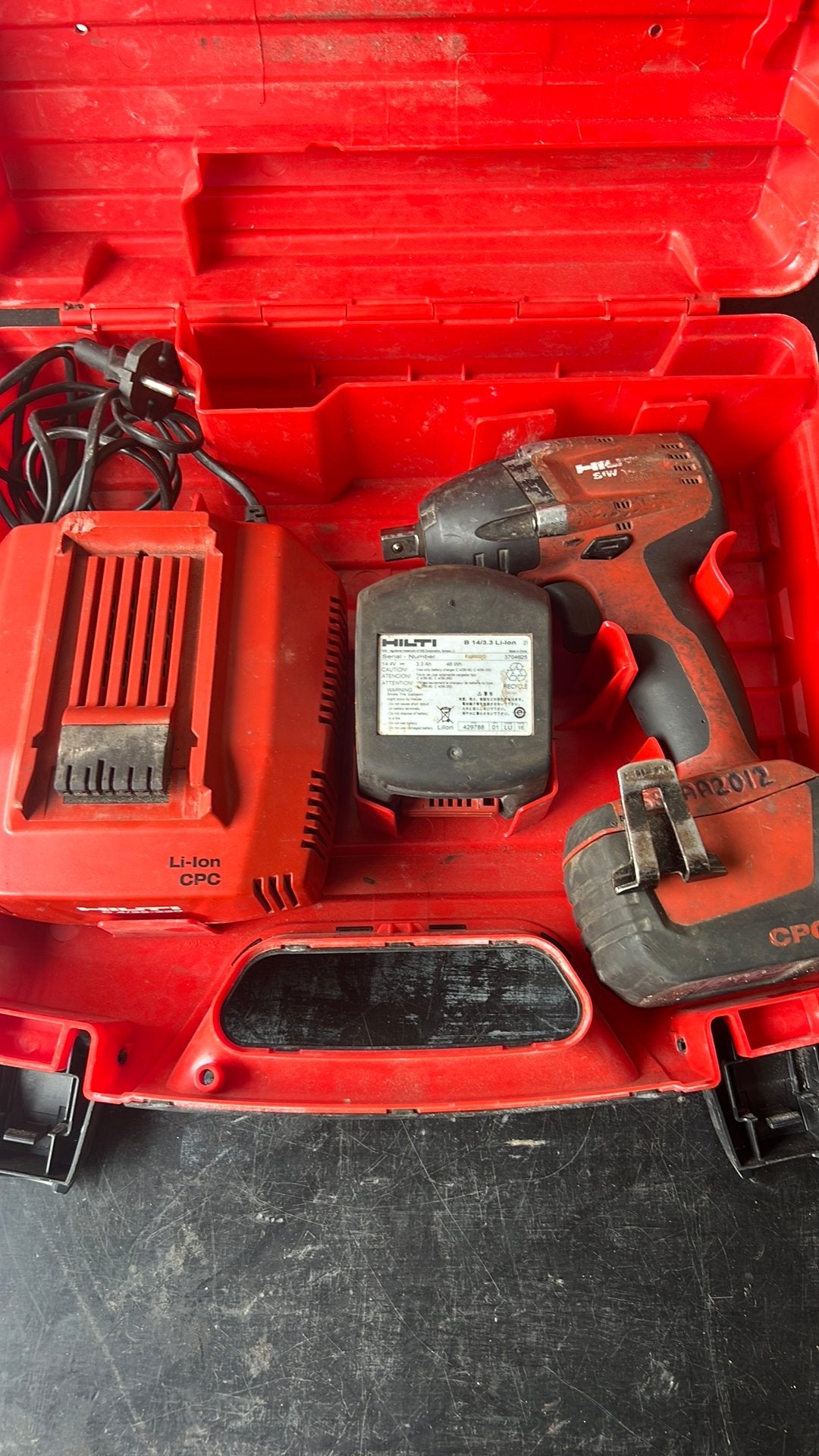 Hilti slagmoer machine, Ophalen of Verzenden, Zo goed als nieuw, Boor- en/of Breekhamer