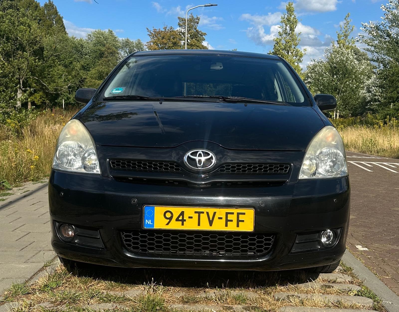 Toyota Corolla Verso VVT Dynamic.2007 nieuwe apk, Stof, 4 cilinders, Zwart, Handgeschakeld