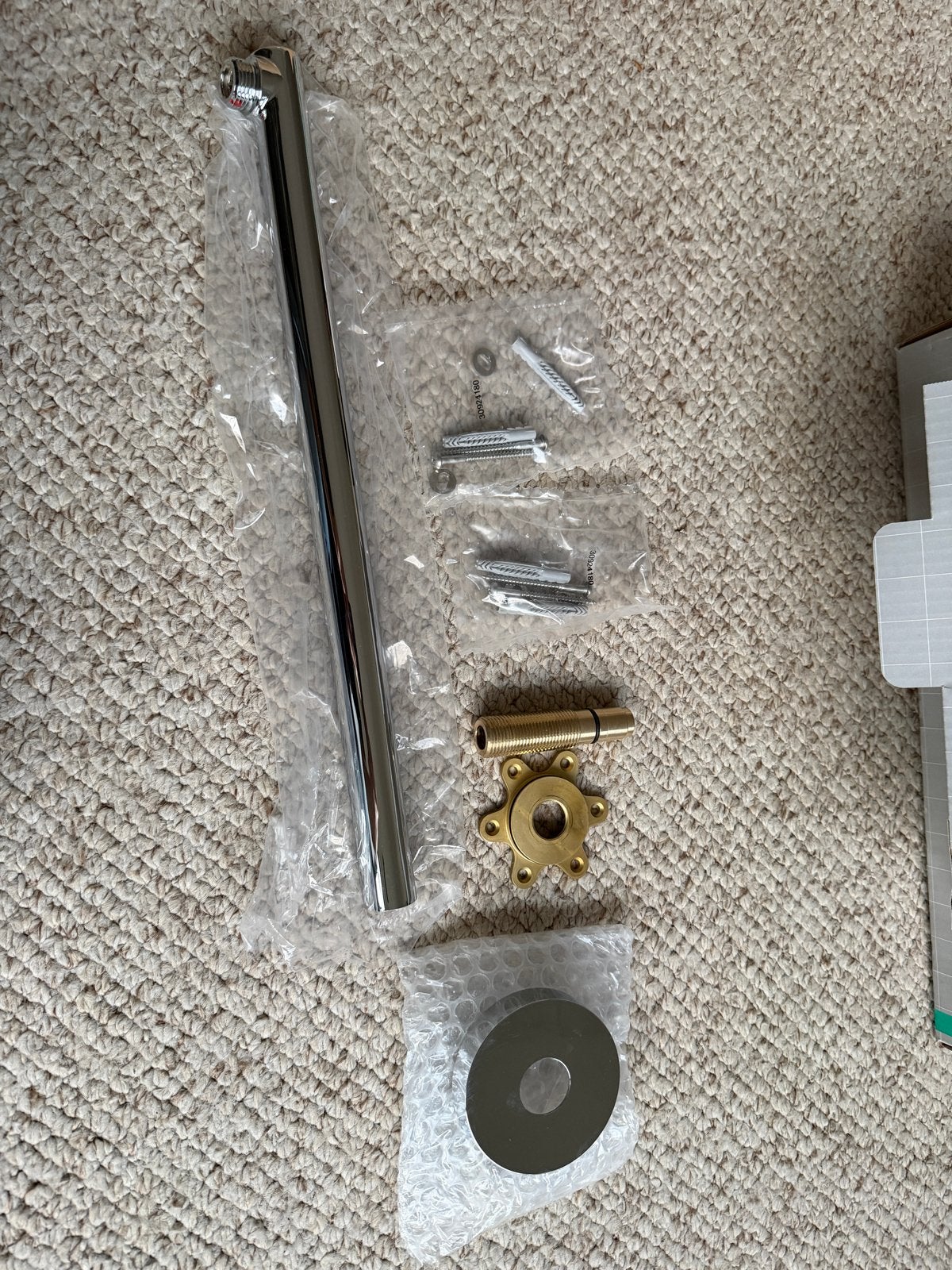 Hansgrohe HG douche-arm 1jet 390mm chroom, Ophalen of Verzenden, Nieuw, Chroom, Douche
