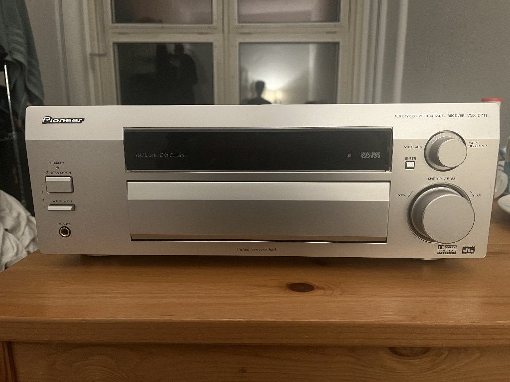 Pioneer VSX - D711 audio/video multi channel receiver, Ophalen of Verzenden, Zo goed als nieuw, Pioneer, 120 watt of meer