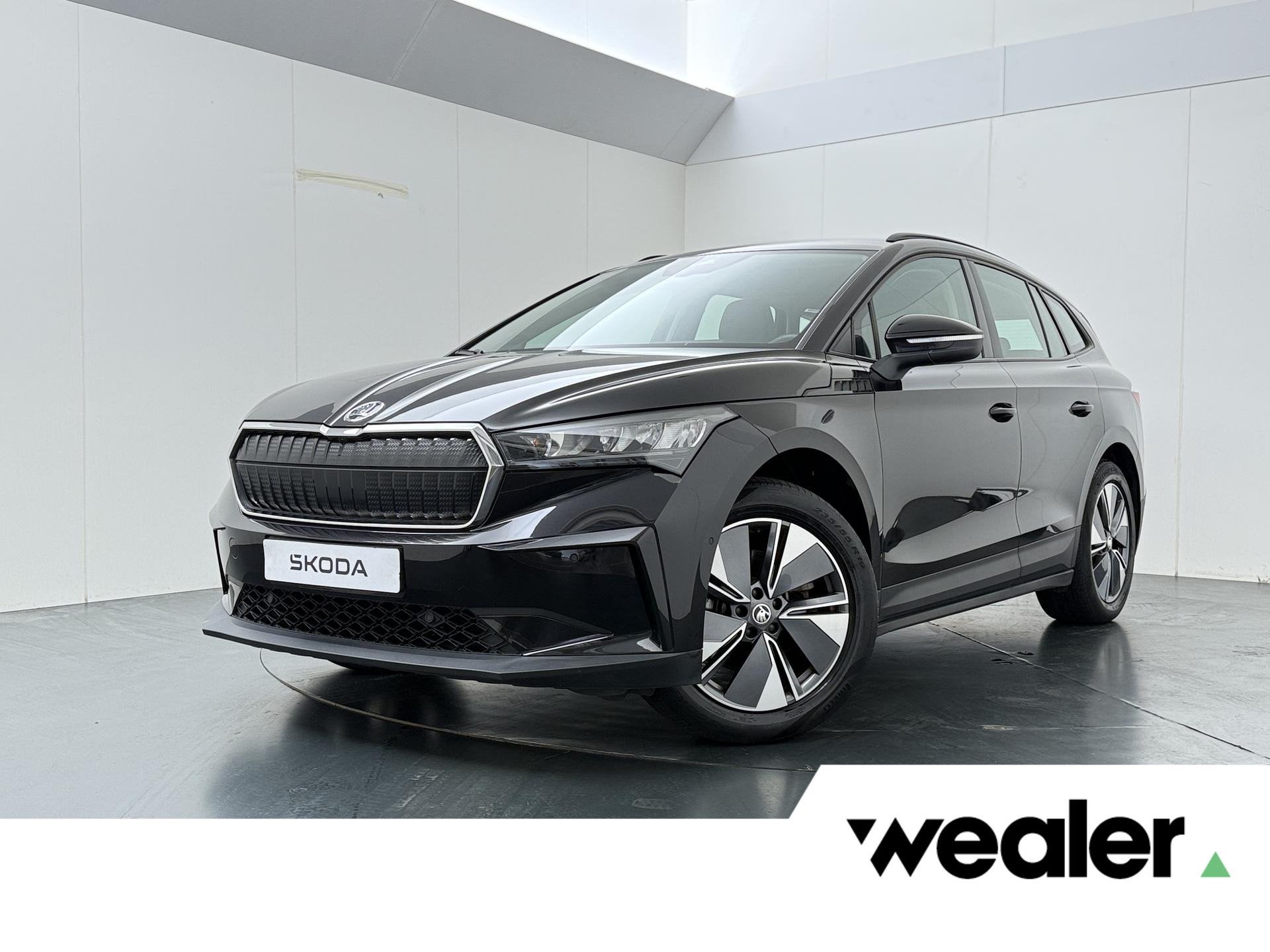 Skoda Enyaq iV 60 | 180 PK | SoH 88% | Cruise control | Acht, Auto's, Achterwielaandrijving, Gebruikt, Leder en Stof, Zwart