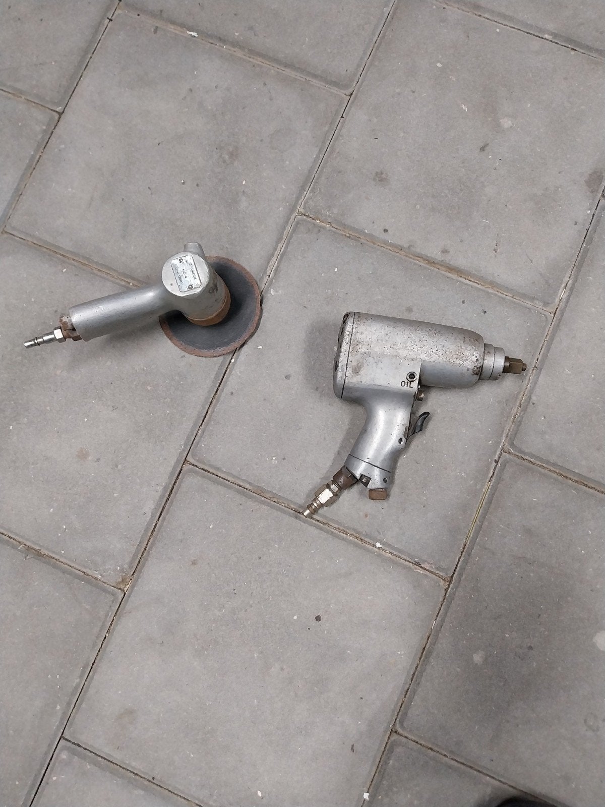 wielmoerpistool op lucht., Ophalen, Gebruikt