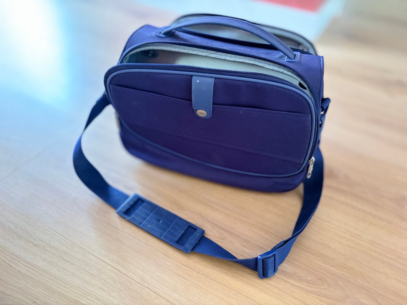 Samsonite Toilettas / Beautycase - Blauw, Sieraden, Tassen en Uiterlijk, Ophalen, Gebruikt, Blauw, Heer of Dame