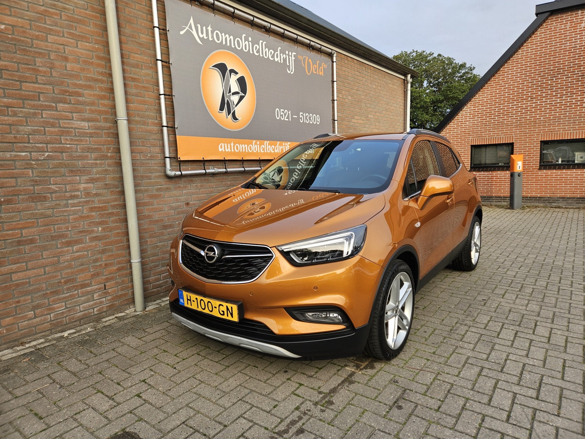 Opel Mokka X 1.4 Turbo Innovation (bj 2018), Voorwielaandrijving, Gebruikt, Bruin, Leder