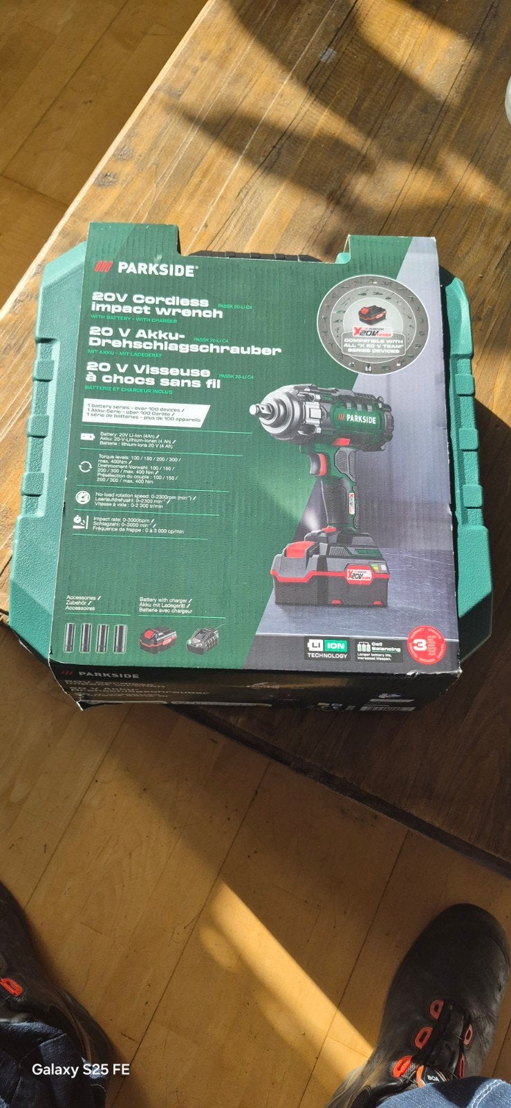 Parkside 20V accu slagmoersleutel - Nieuw in doos, Ophalen, Nieuw, Minder dan 400 watt, Boor- en Schroefmachine