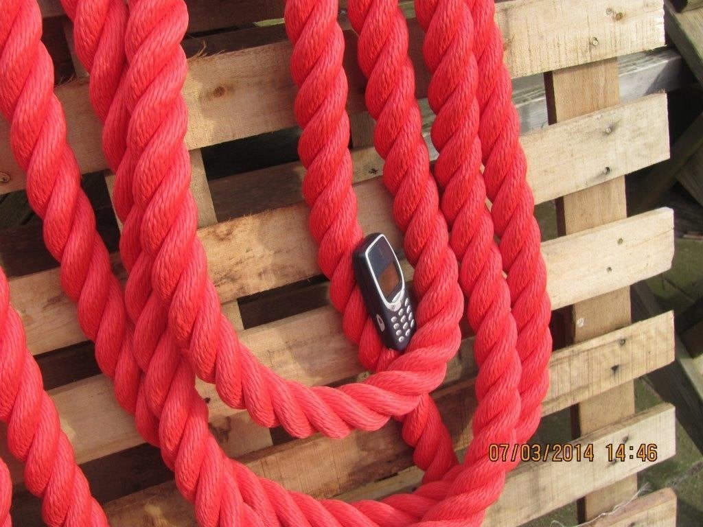 goedkoop rood dik zacht touw 40mm, Info@alletouw.nl, Nieuw, Ophalen of Verzenden, Trekwei 13