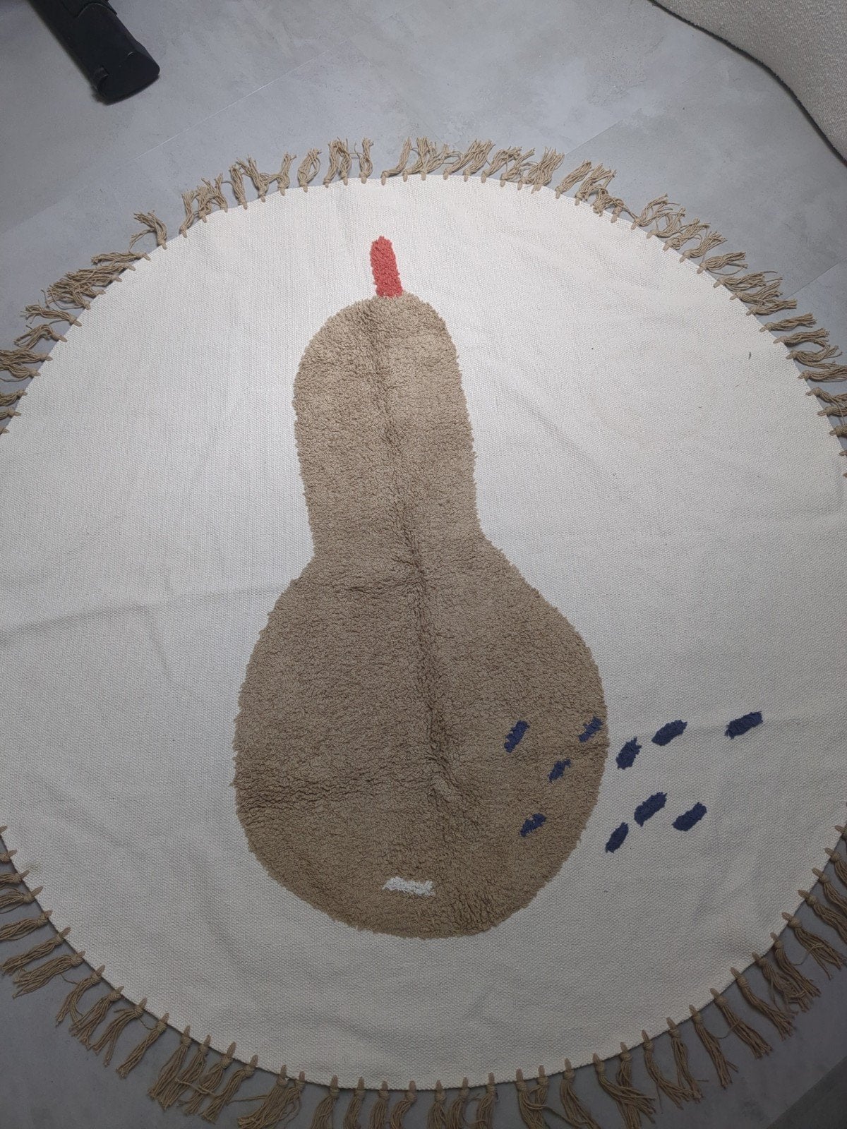Vloerkleed kinderkamer peer, Ophalen of Verzenden, Zo goed als nieuw