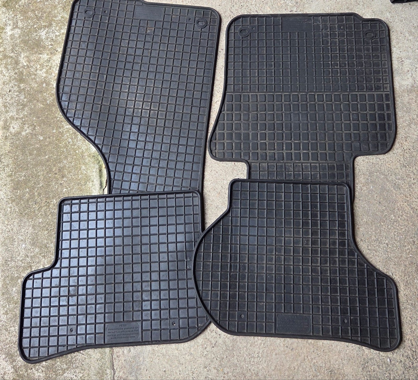 Rubberen wintermatten set voor Golf 5/6 Variant, Ophalen of Verzenden, Gebruikt