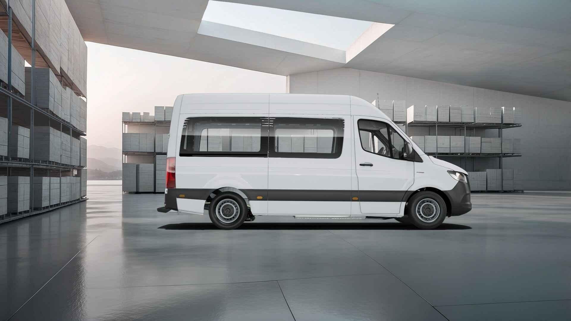 Mercedes-Benz eSprinter 314 L2 H2 RWD PRO 81kWh | Rolstoel o, 81 kWh, Zwart, 1 stoelen, Wit