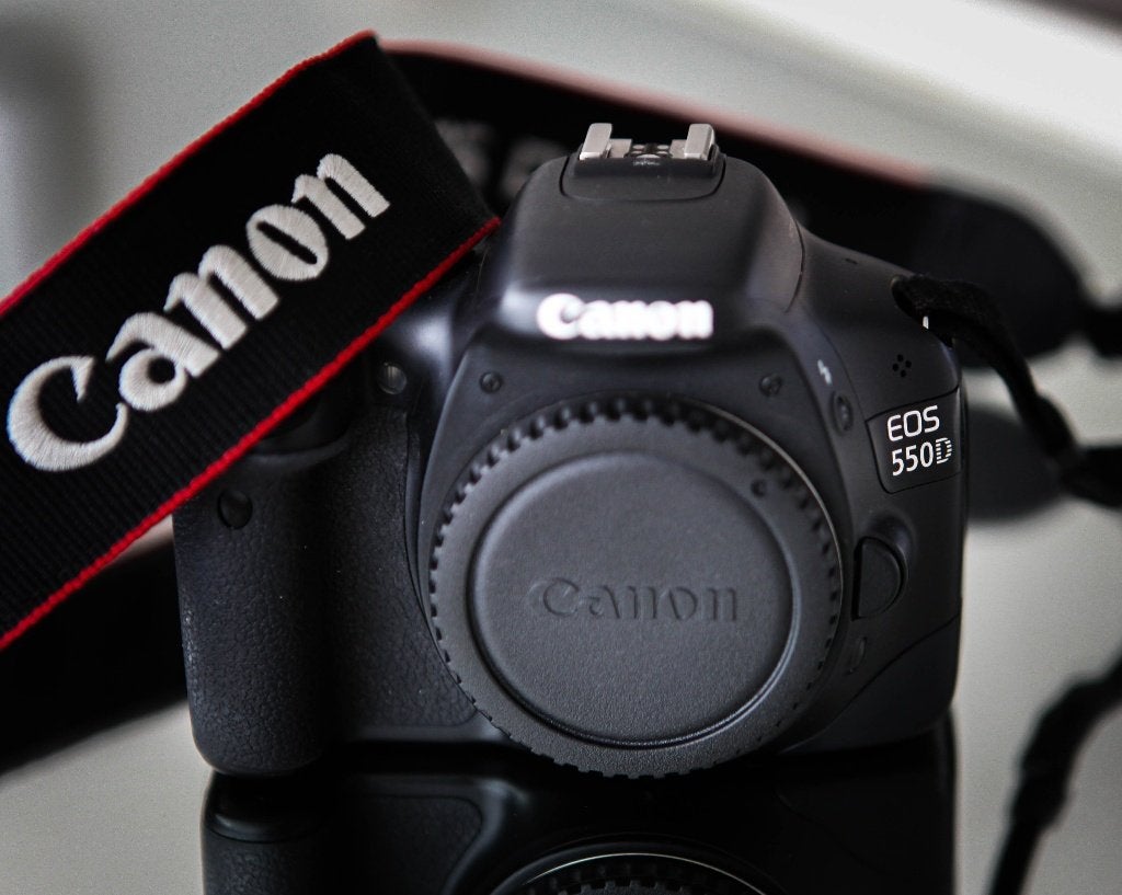 Canon EOS 550D Body. Weinig clicks eventueel met objectieven, Accu, Spiegelreflex, Canon, Zo goed als nieuw