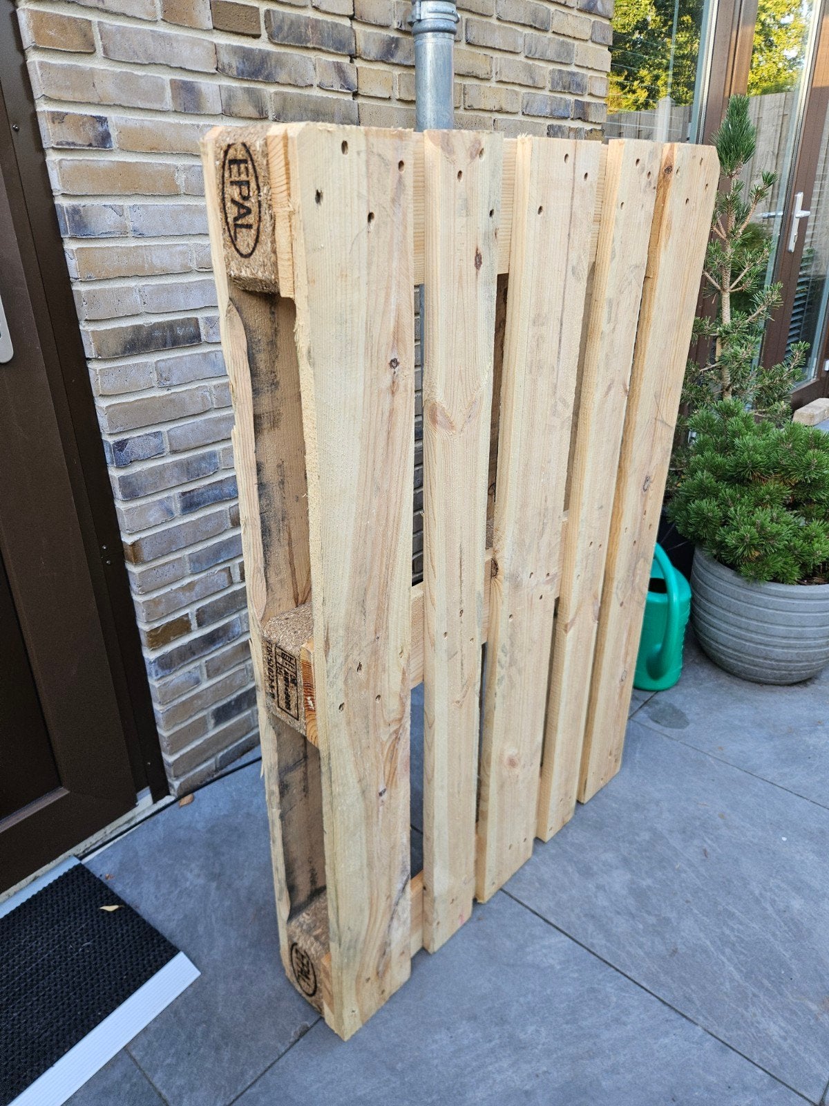 Europallet 120x80cm in goede staat, Ophalen, Zo goed als nieuw, 50 mm of meer, Minder dan 200 cm