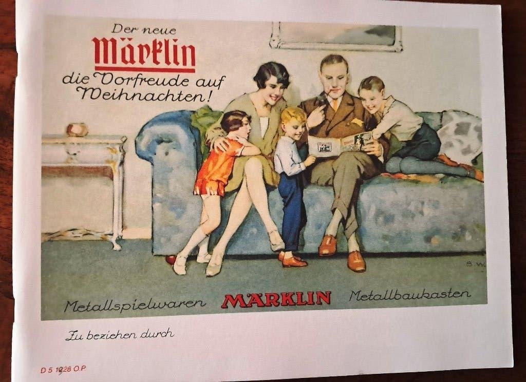 spoor 0 Catalogus marklin 1928 d5 reprint 2001 Duits, Ophalen of Verzenden