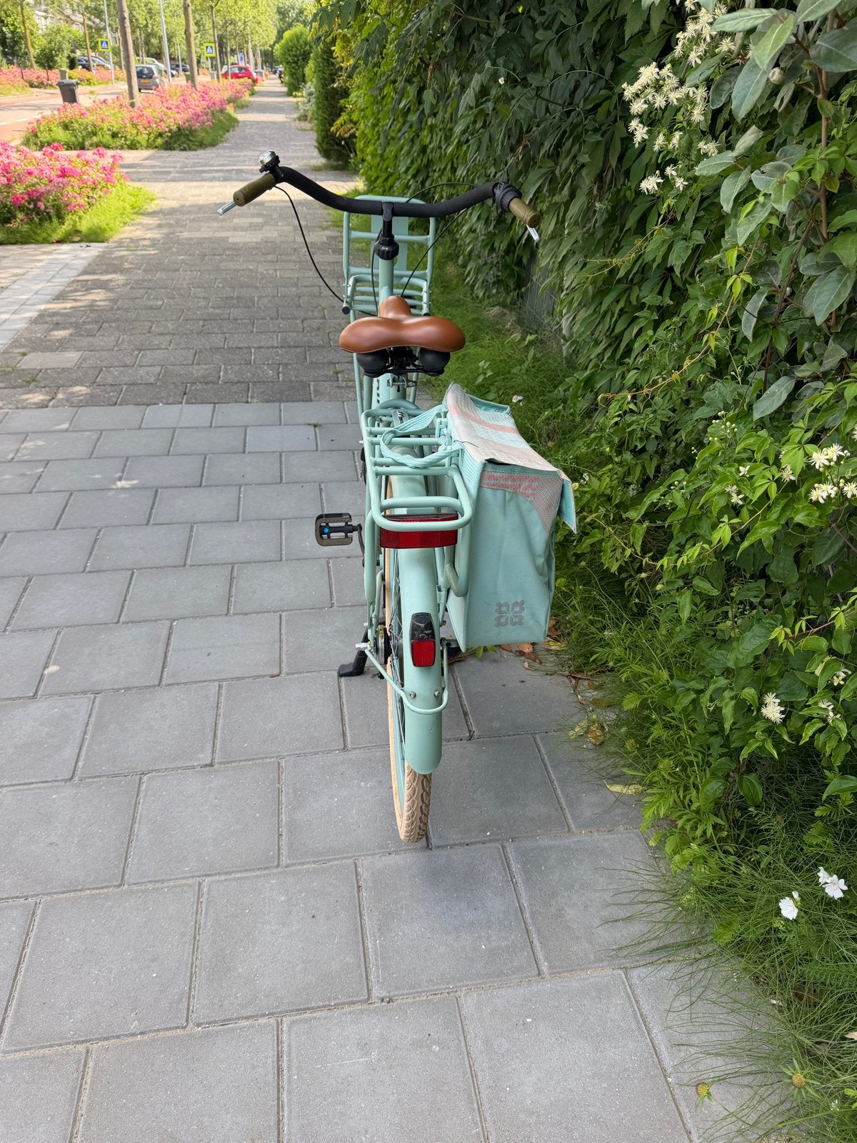 Spirit Transportfiets - Zo goed als nieuw, Fietsen en Brommers, Fietsen | Dames | Damesfietsen, Terugtraprem, Zo goed als nieuw