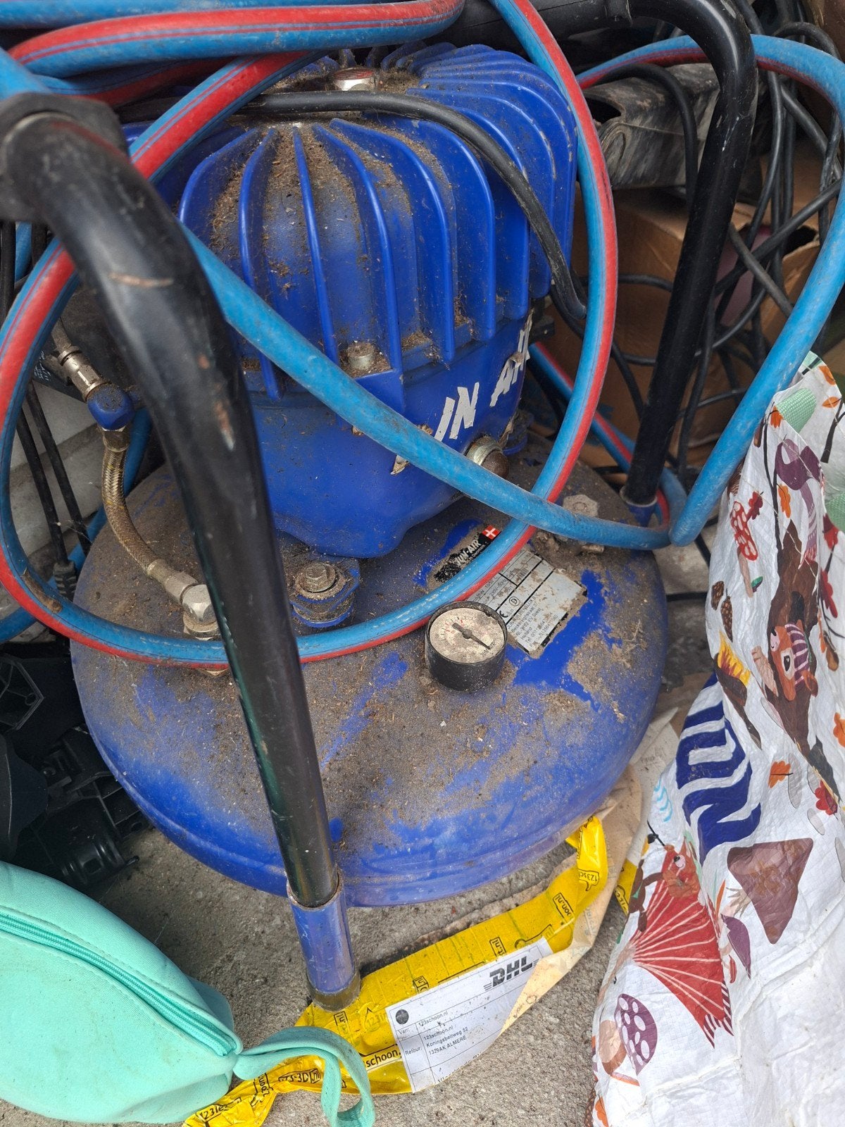 JUN-AIR Compressor 4-15 - 15 liter, 16 bar, Doe-het-zelf en Verbouw, Compressors, Ophalen