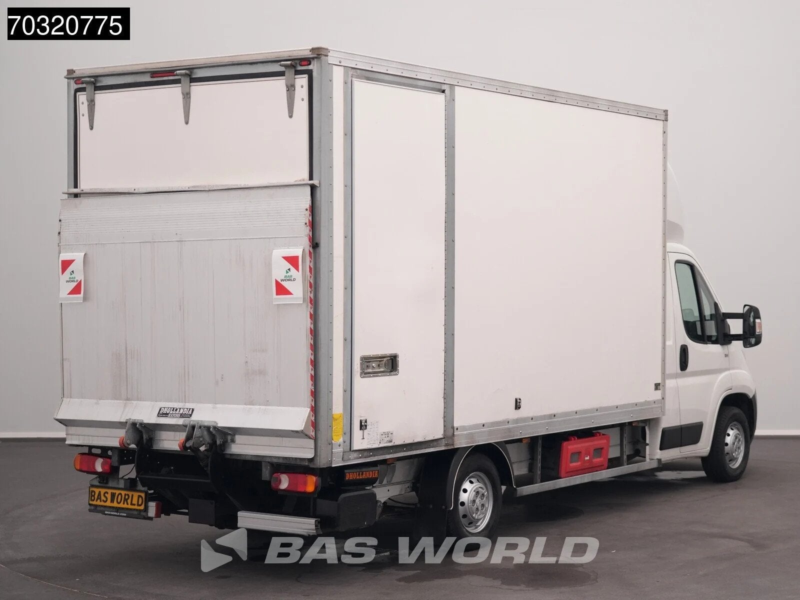 Citroën Jumper 110pk D'Hollandia Laadklep Zijdeur Bakwagen, Stof, Gebruikt, Euro 6, 4 cilinders