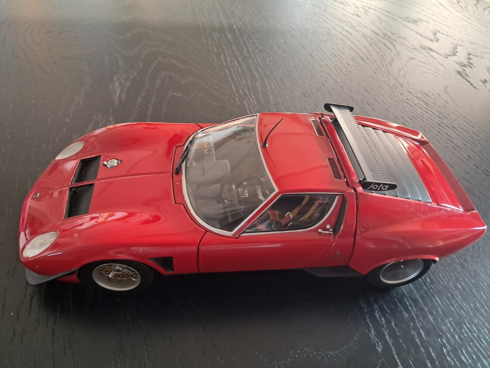 Lamborghini  Miura Jota SVR Kyosho Zie beschrijving!, Ophalen of Verzenden, Zo goed als nieuw, Auto, Kyosho