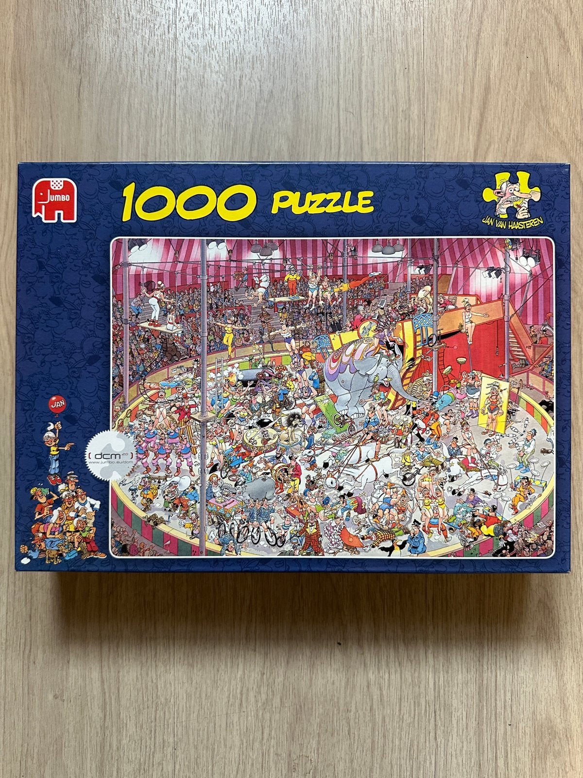Jan van Haasteren - Het Circus - 1000 stukjes, Ophalen of Verzenden, 500 t/m 1500 stukjes, Zo goed als nieuw